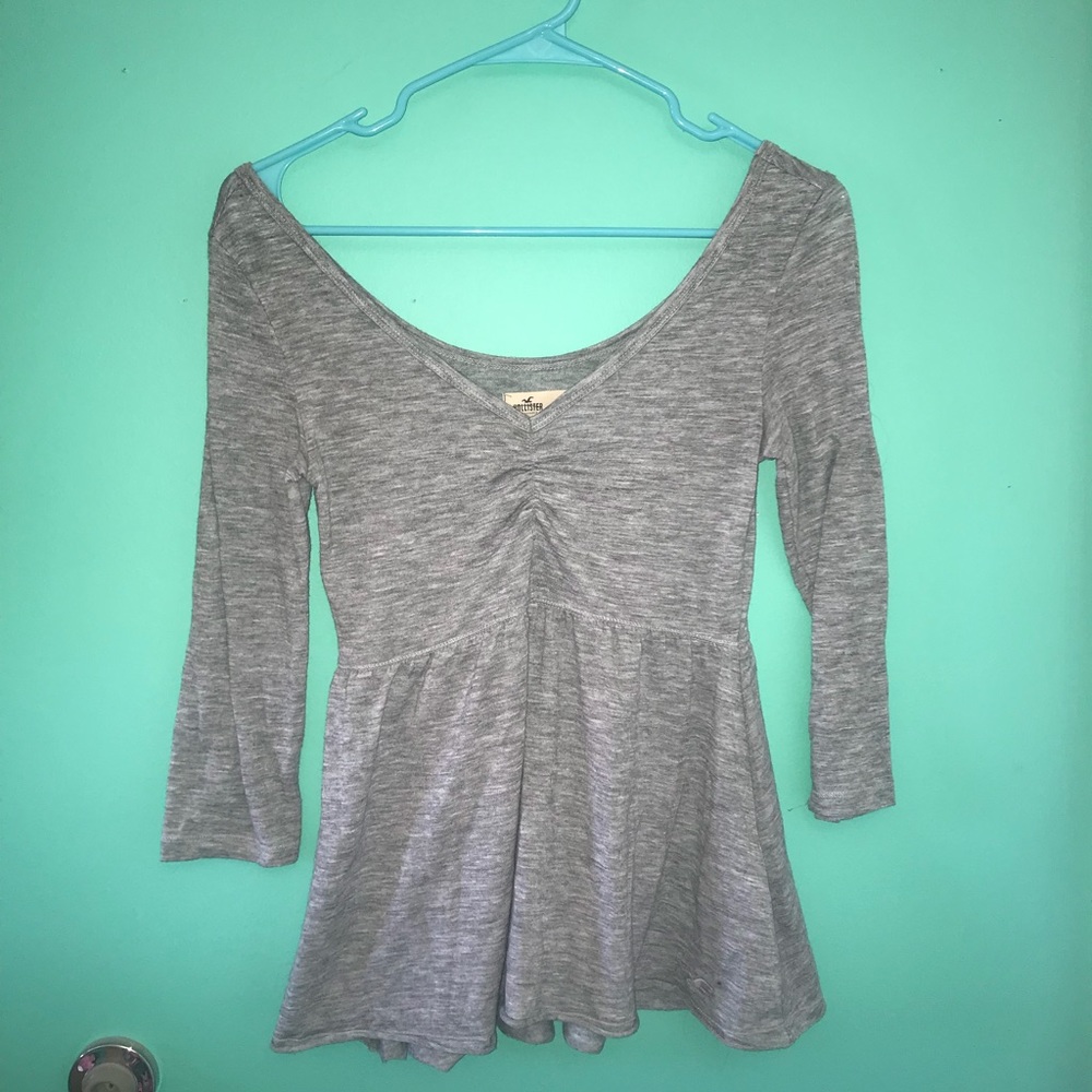 Hollister V-Neck Half Sleeve Shirt
